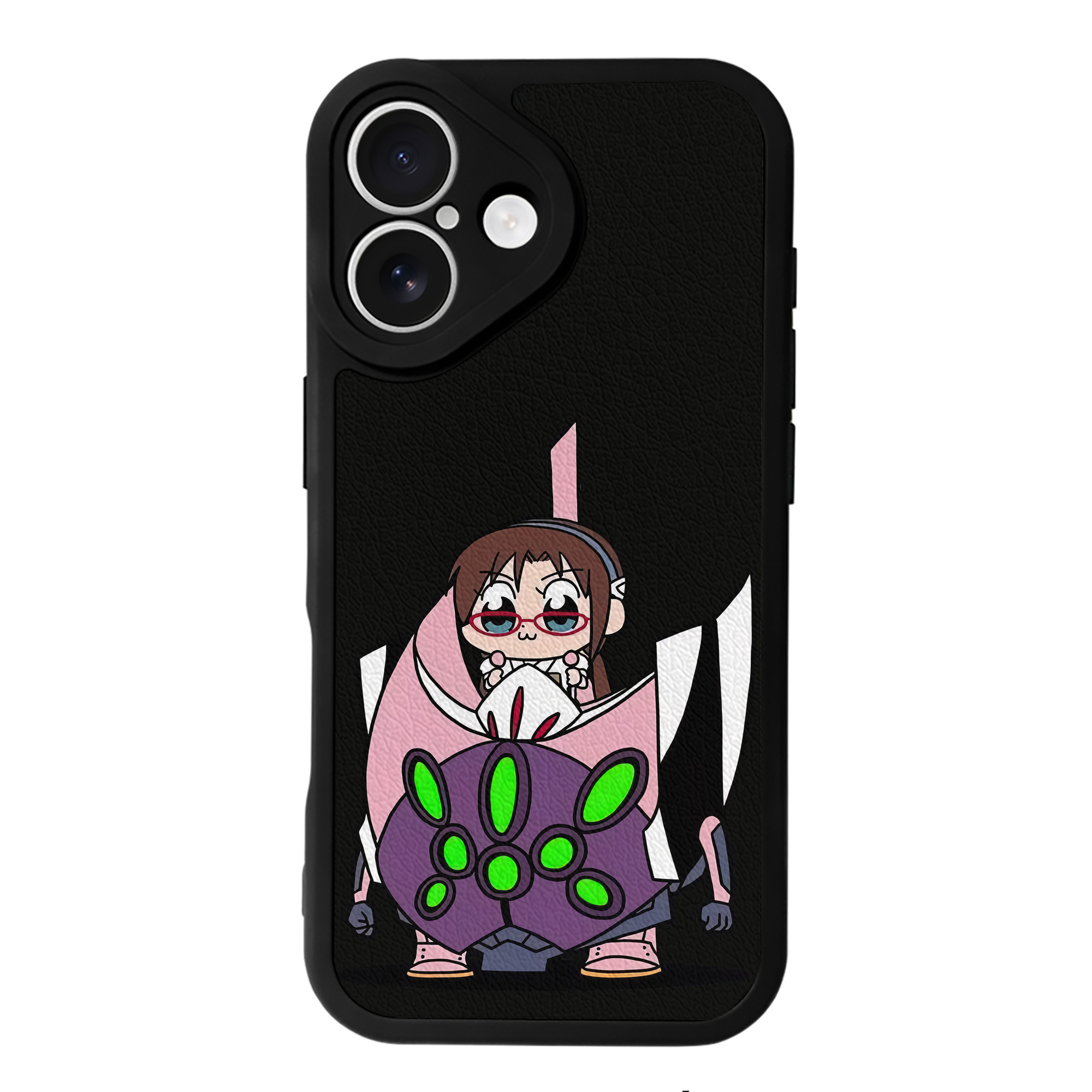 （画像用） EVA 新世紀エヴァンゲリオン 【iPhone 16シリーズ対応】シリコンスマホケース（レザー調） 材質：シリコン